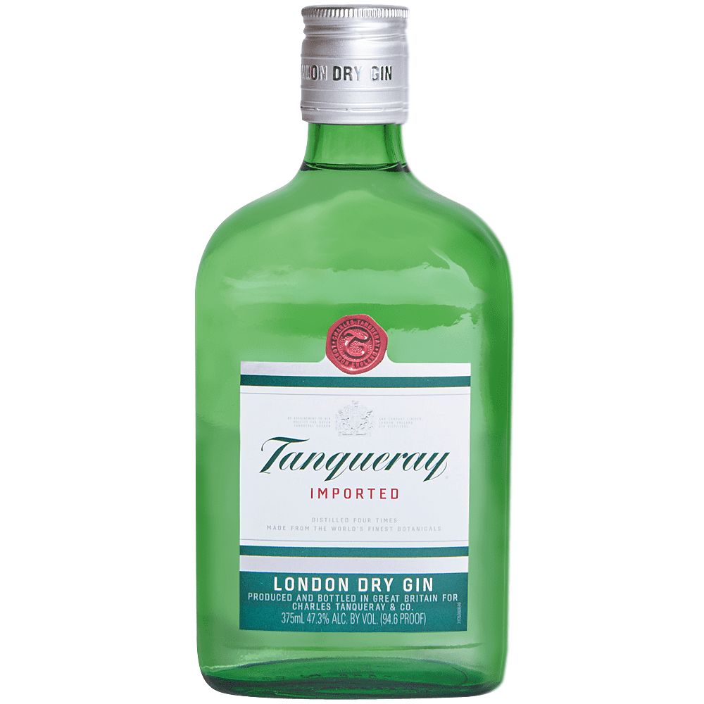 Order Tanqueray Gin 375 ml. food online from Village Wine & Spirits store, Ventura on bringmethat.com