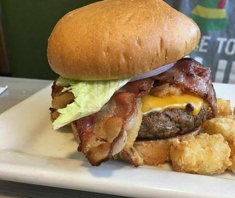 Order Bacon Burger food online from Happy Hour Heaven store, Baltimore on bringmethat.com