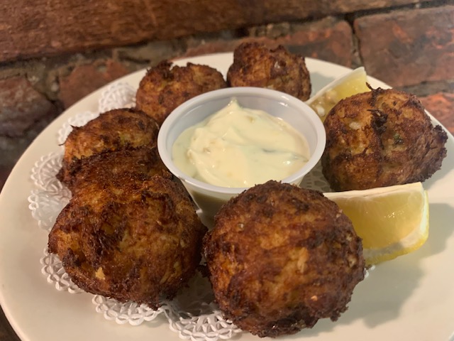 Order Our Famous Crab Balls food online from Fitzwater Station store, Phoenixville on bringmethat.com