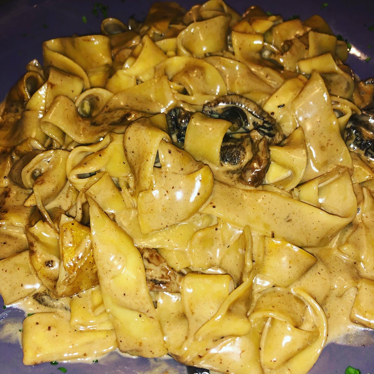 Order Pappardelle Con Porcini food online from Caro Mio Italian Restaurant store, Chicago on bringmethat.com