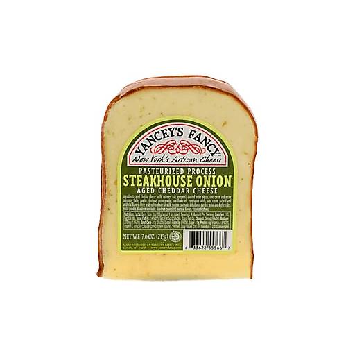 Order Yancey's Steakhouse Onion Cheddar (7.6 OZ) 99645 food online from Bevmo! store, Chico on bringmethat.com
