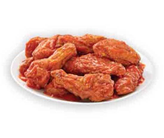 Order Hot Buffalo Bone-In Wings food online from Toppers Pizza store, Kenosha on bringmethat.com