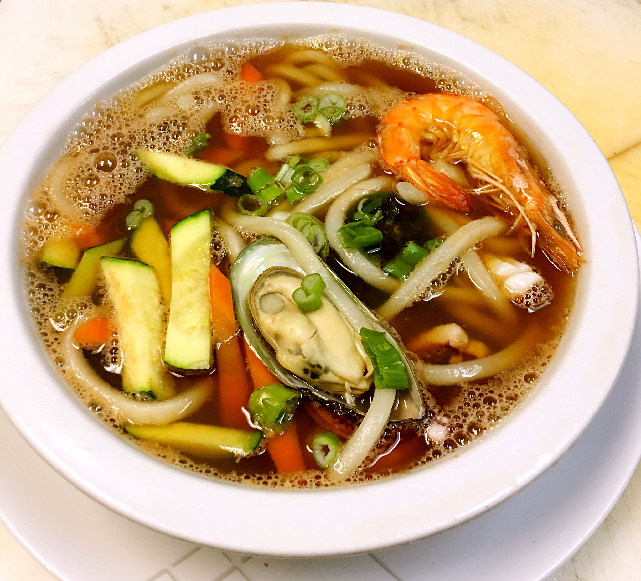 Order Seafood Udon food online from Ilsong Garden store, San Antonio on bringmethat.com