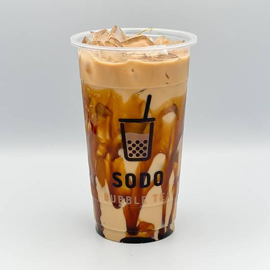Order Brown Sugar Milk Tea food online from Sodo Poke And More store, Seattle on bringmethat.com