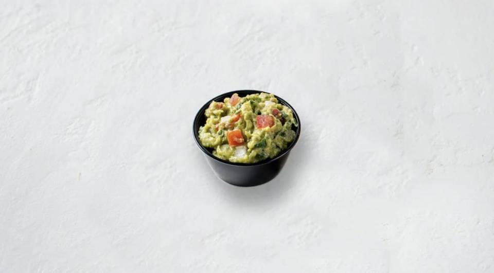 Order 3 oz side of Guacamole food online from Chronic Tacos store, Corona Del Mar on bringmethat.com