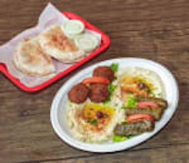 Order Vegetarian Platter food online from Larsa's Kitchen Express store, Chicago on bringmethat.com