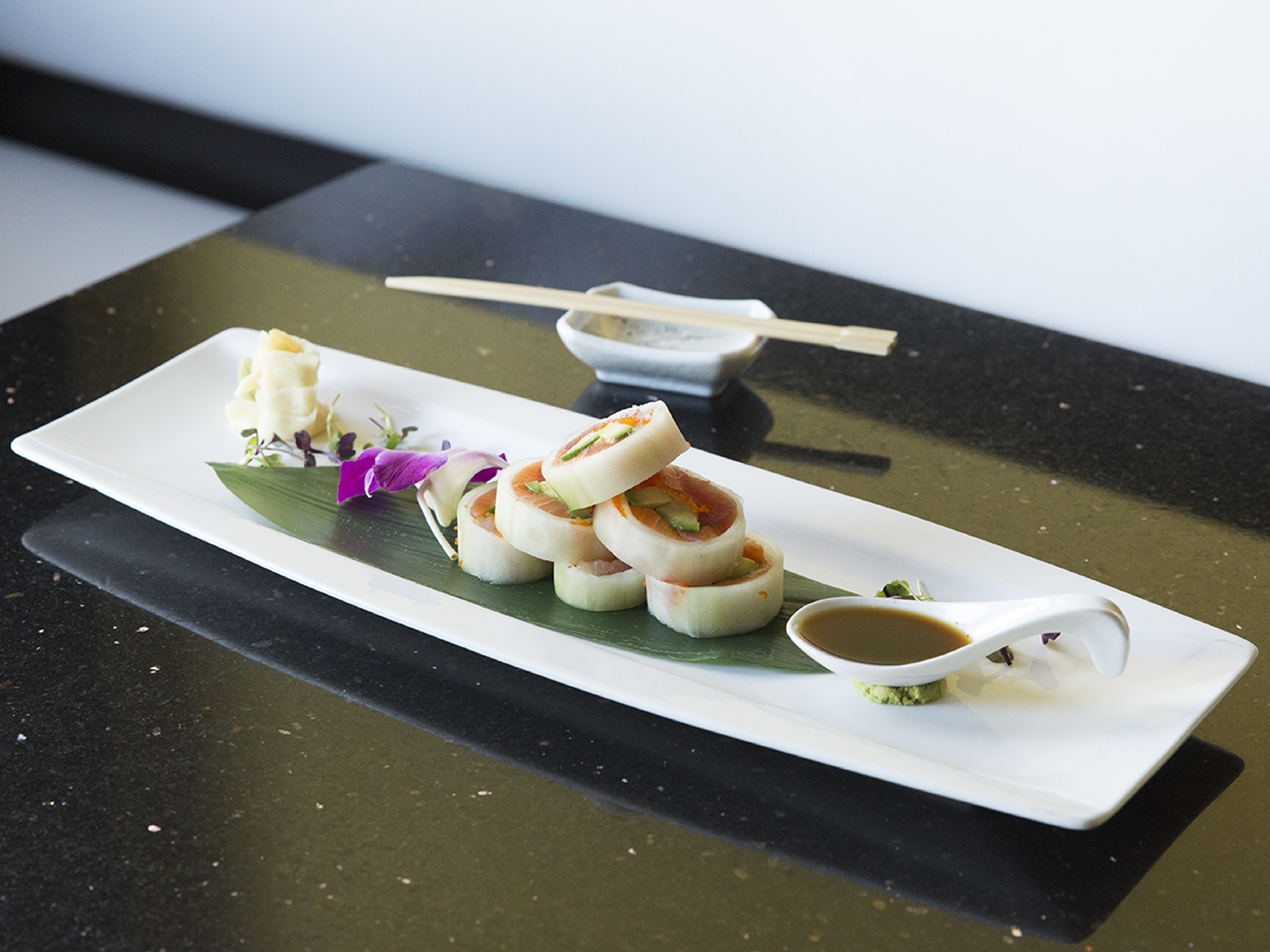 Order 2. Tempura Naruto Roll food online from Okinawa Sushi Tennyson store, Denver on bringmethat.com