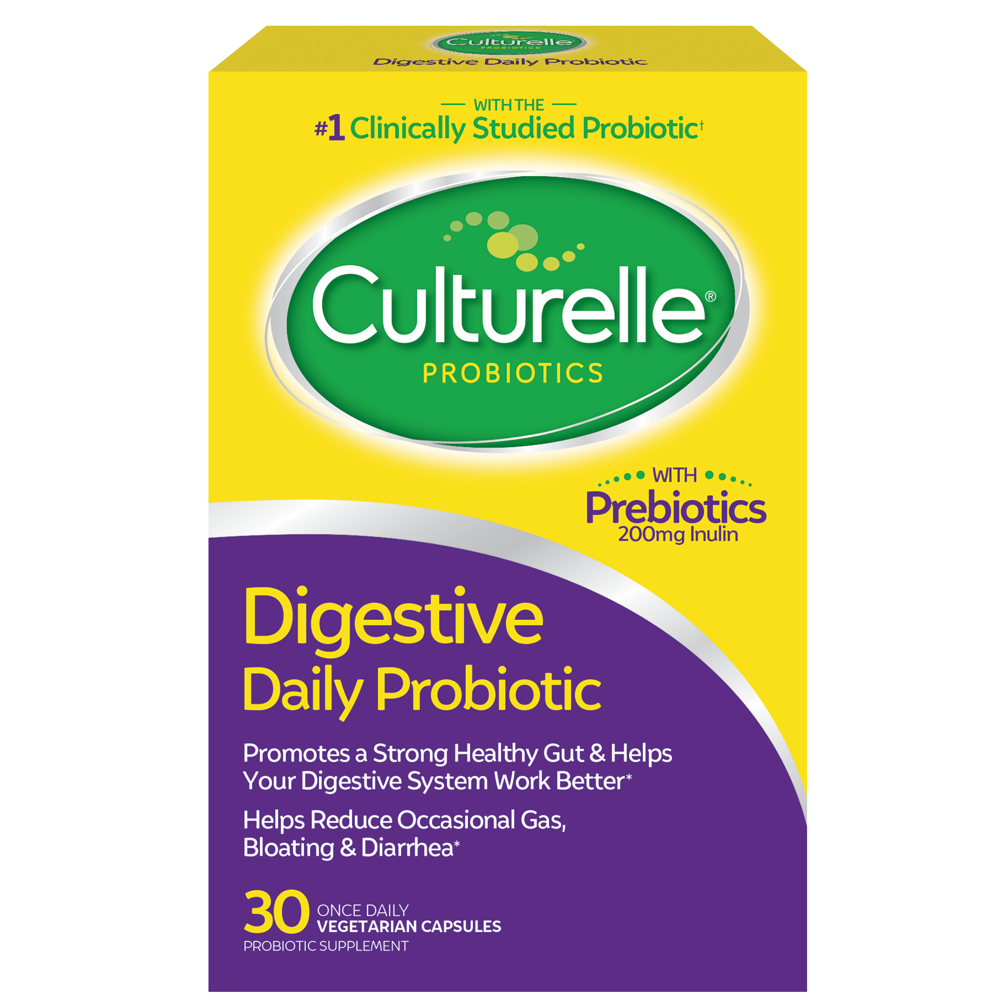 Order Culturelle Probiotic Digestive Health Once Daily Capsules, 30 Count food online from Bartell store, Edmonds on bringmethat.com