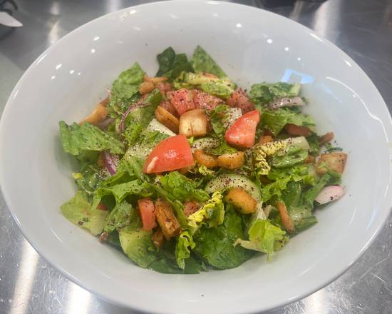 Order Fattoush Salad food online from Truva Mediterranean Grill store, Pleasanton on bringmethat.com