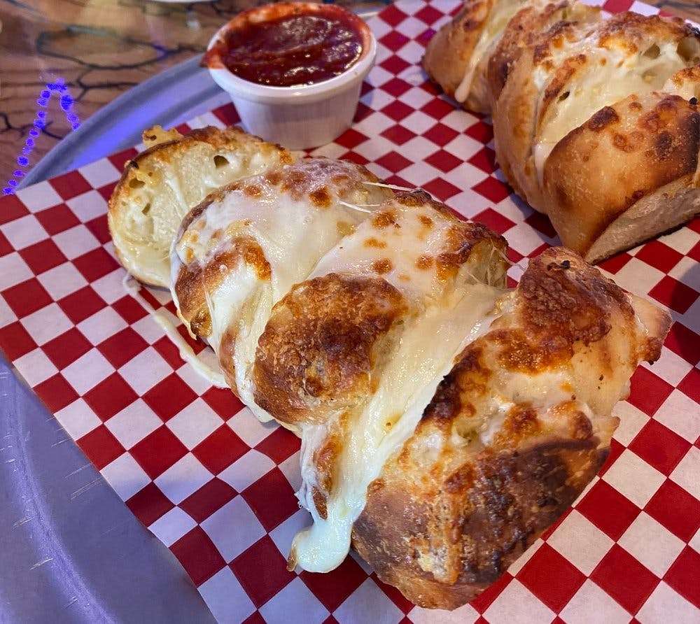 Order Sourdough Cheesy Bread - Appetizers food online from Alpine Pizza store, Boise on bringmethat.com
