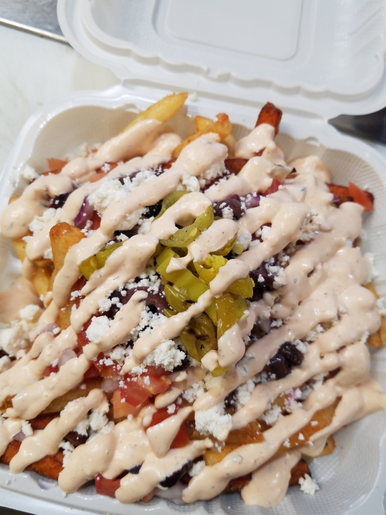 Order Greek Island Fries food online from Rodini Park store, North Hollywood on bringmethat.com