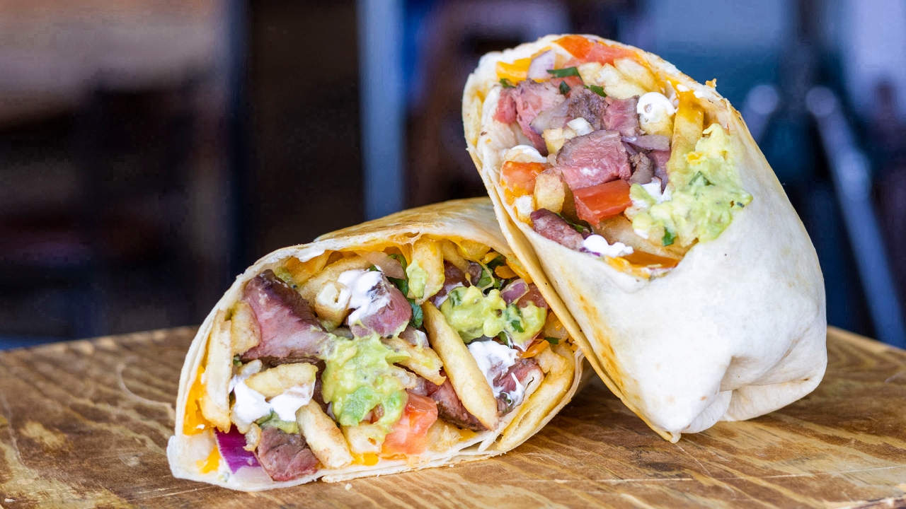Order California Burrito food online from Stacked: Food Well Built store, Huntington Beach on bringmethat.com