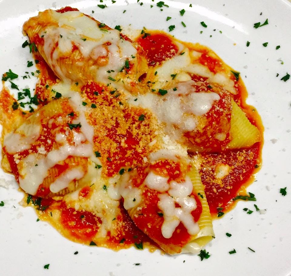 Order Stuffed Shells - Pasta food online from Spatolas Pizza store, New Hope on bringmethat.com