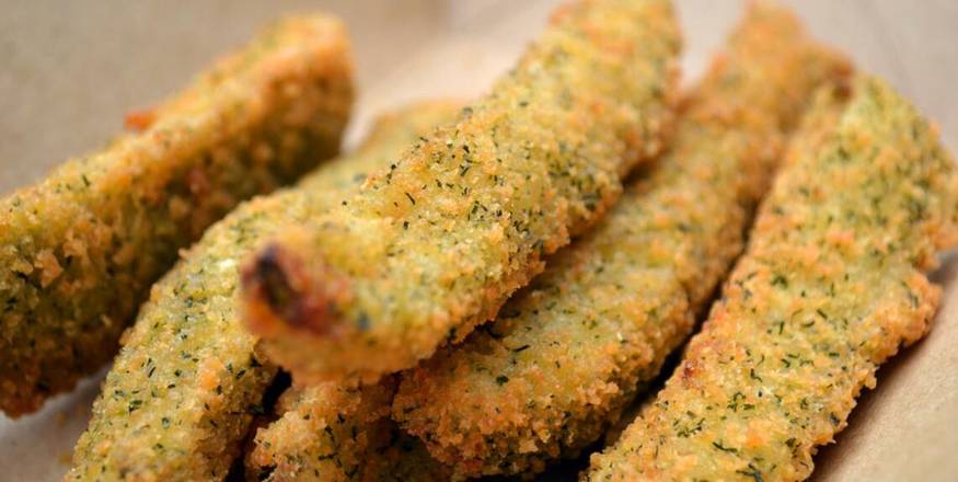 Order Fried Pickles food online from The Pizza Cutters store, Syracuse on bringmethat.com