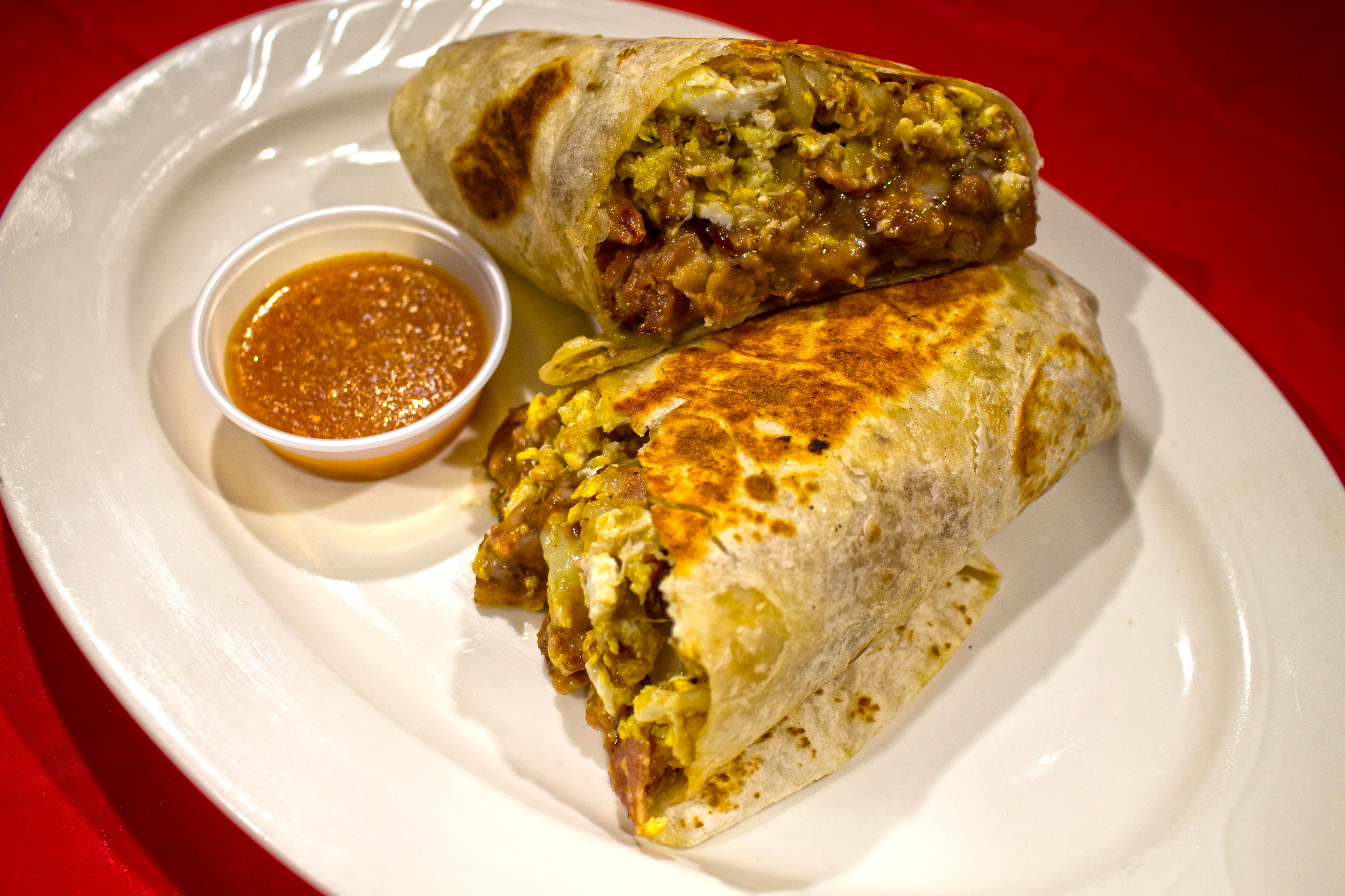 Order Breakfast Burrito food online from Linda Taqueria Mexican Food store, Sacramento on bringmethat.com