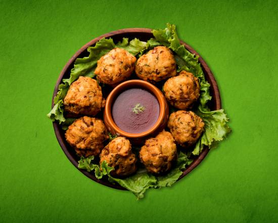 Order Seasoned Veggie Poppers(Vegan) food online from United Kitchens Of India store, Exton on bringmethat.com