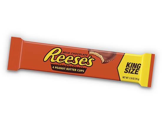 Order Reese's 4 Peanut Butter Cups King Size (2.8 oz) food online from Ampm store, Clovis on bringmethat.com