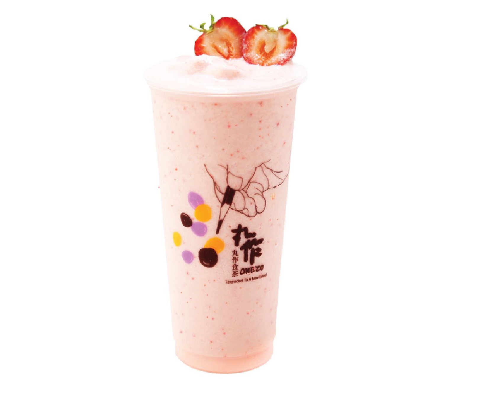 Order Strawberry Smoothie food online from One Zo store, Garden Grove on bringmethat.com