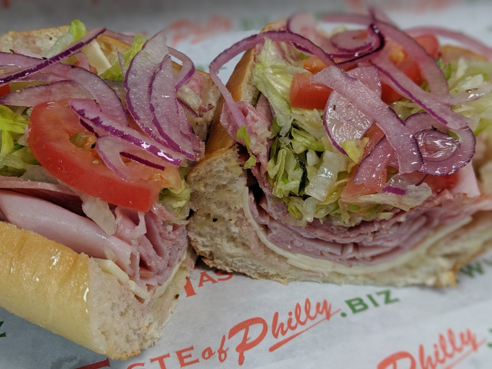 Order 8" American Hoagie food online from Taste of Philly store, Highlands Ranch on bringmethat.com