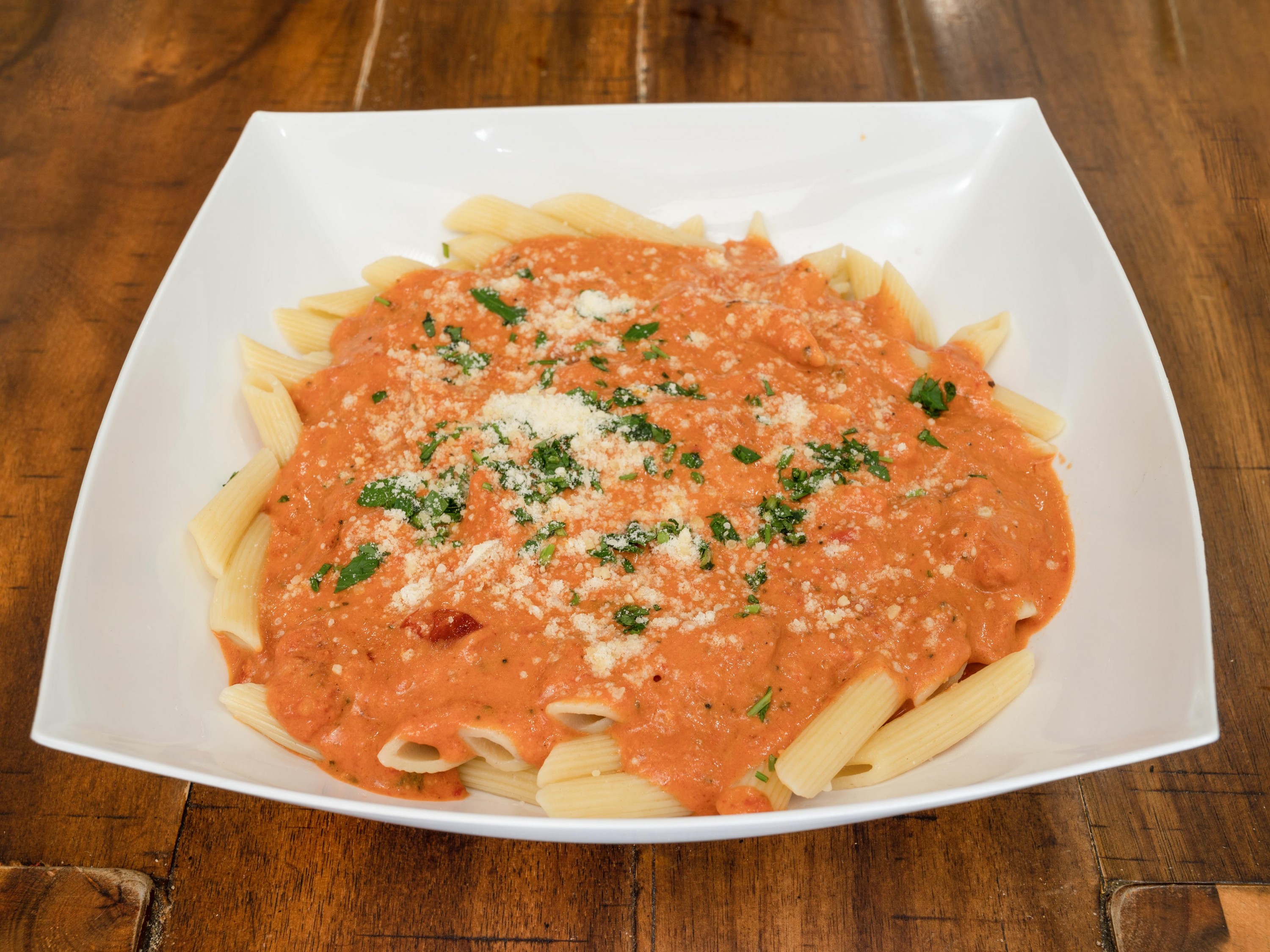 Order Penne Vodka food online from Prince of Pizza - Bergen Ave. store, Jersey City on bringmethat.com