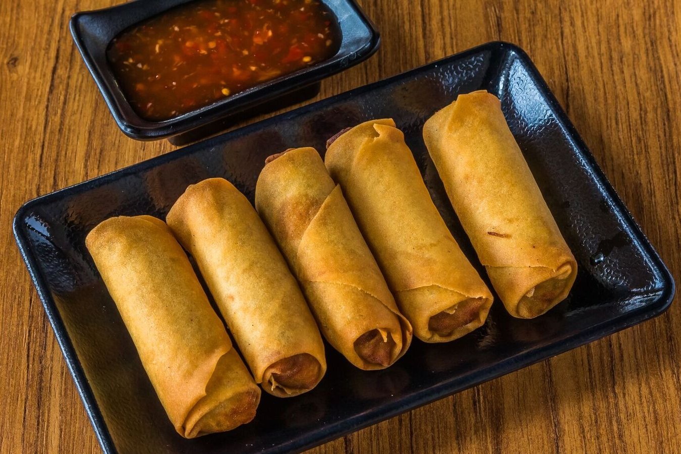 Order Vegetable Spring Roll (5 Pieces) food online from Nora Asian Fresh store, Tempe on bringmethat.com