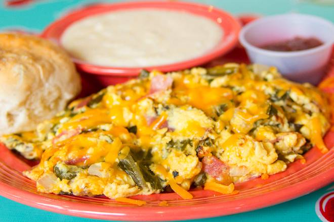 Order Southern Scramble food online from Flying Biscuit Cafe store, Peachtree City on bringmethat.com
