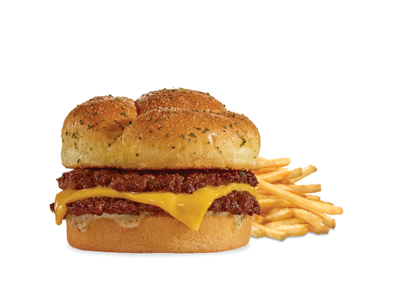 Order Garlic Steakburger 'n Fries food online from Steak 'n Shake store, Mobile on bringmethat.com