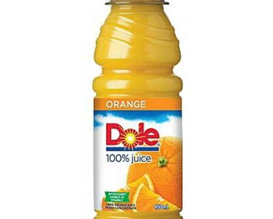 Order Dole Orange Juice 15.2 oz food online from Van Ness Cafe & Gyros store, San Francisco on bringmethat.com
