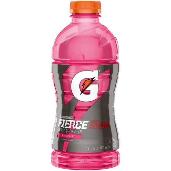 Order Gatorade Fierce Intense Thirst Quencher Strawberry Sports Drink food online from Deerings Market store, Traverse City on bringmethat.com