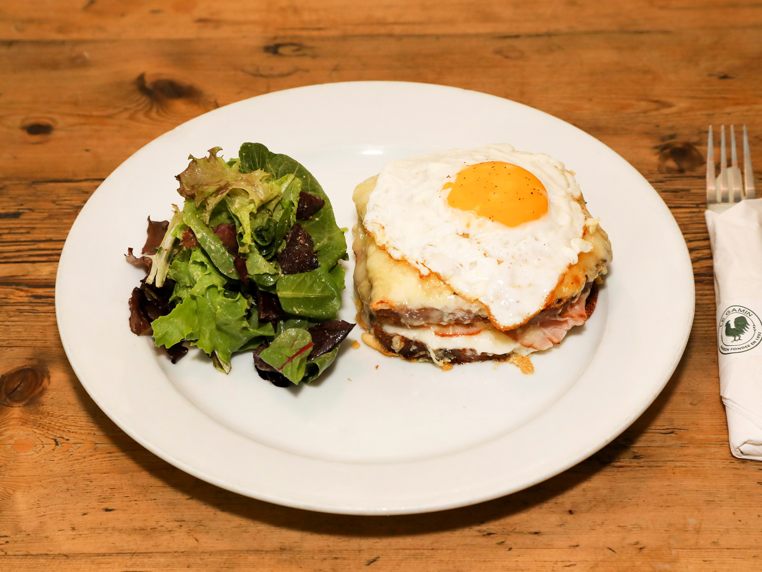 Order Croque Madame Sandwich food online from Le Gamin store, Brooklyn on bringmethat.com