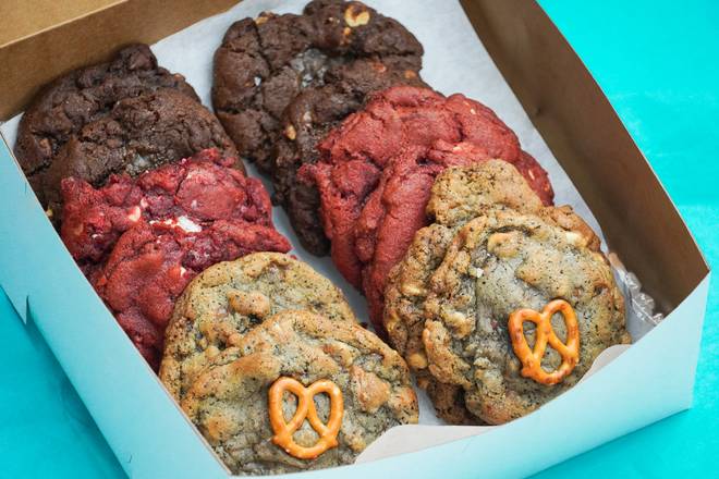 Order Large Cookies (One Dozen) food online from Bells Cookie Co store, Seattle on bringmethat.com