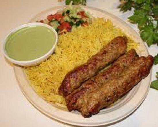 Order Kebab and Rice Veggie with Salad food online from Pakistan Tea House store, New York on bringmethat.com