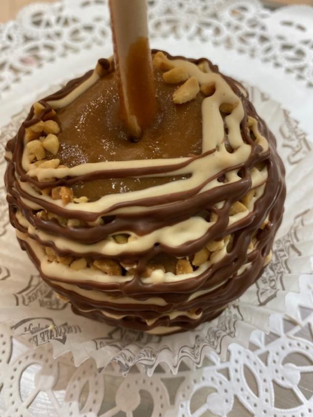 Order Snickers Caramel Apple food online from Rocky Mountain Chocolate Factory store, Redondo Beach on bringmethat.com
