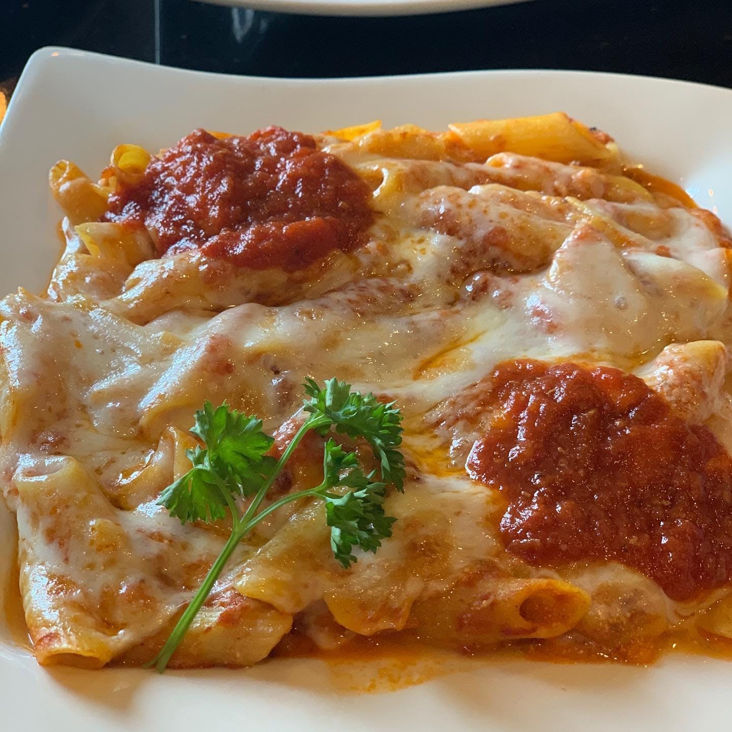 Order Baked Ziti - Entree food online from The Godfather Of Parsippany store, Parsippany Troy Hills on bringmethat.com