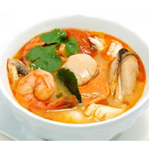 Order 6. Spicy Seafood Coconut Soup food online from Thai Original Bbq store, Culver City on bringmethat.com