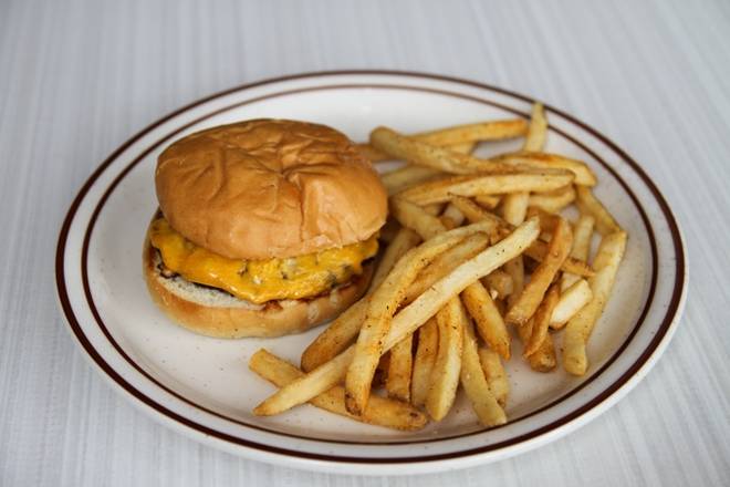 Order Kid's Cheeseburger food online from The Bad Waitress store, Minneapolis on bringmethat.com
