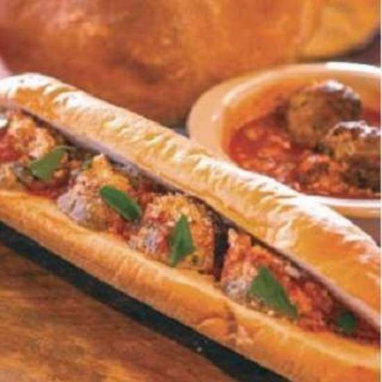 Order Meatball Parmesan Sandwich food online from New York Pizzeria store, Houston on bringmethat.com