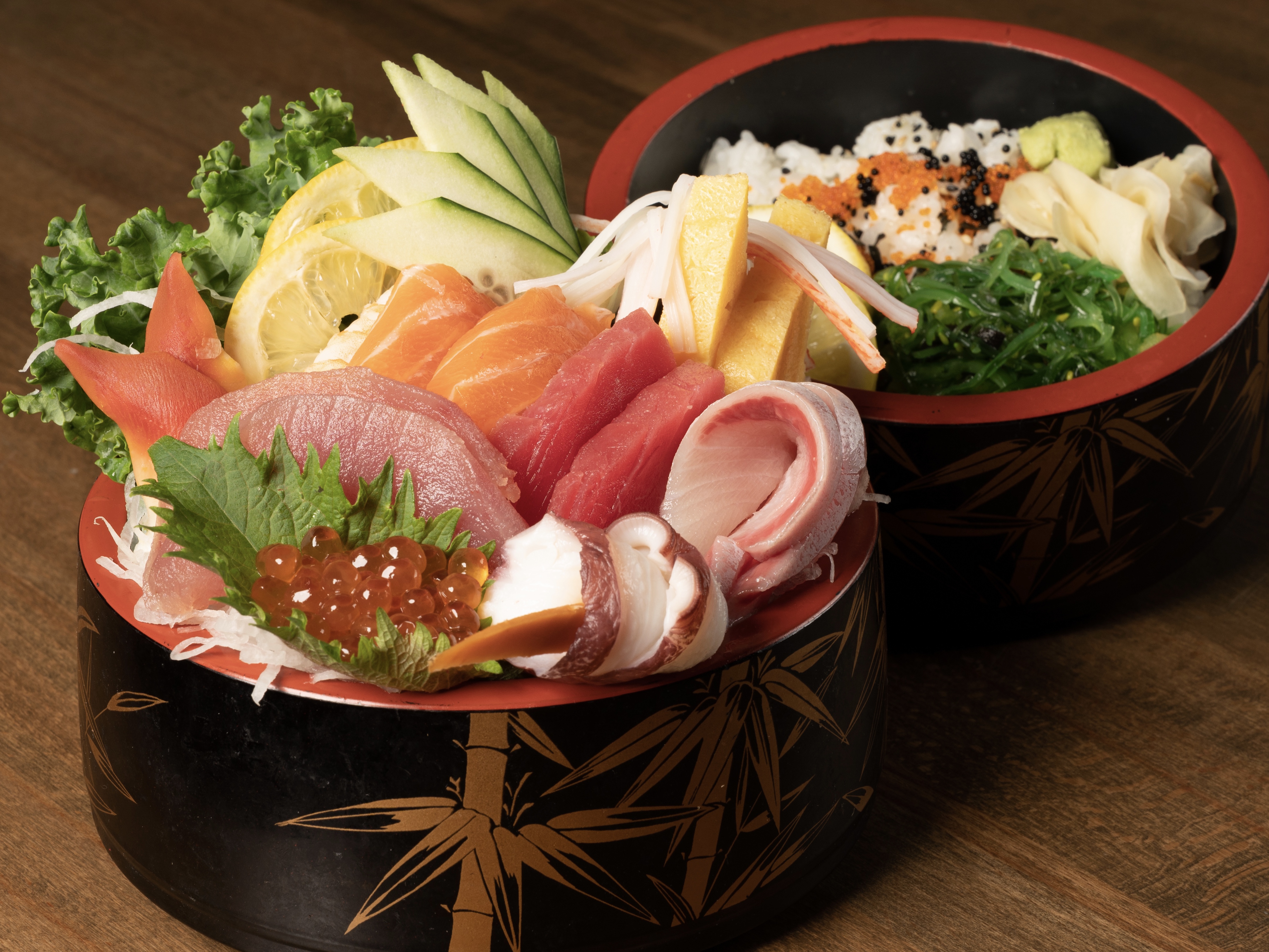 Order Chirashi Sushi food online from Zeppin Sushi store, Los Angeles on bringmethat.com