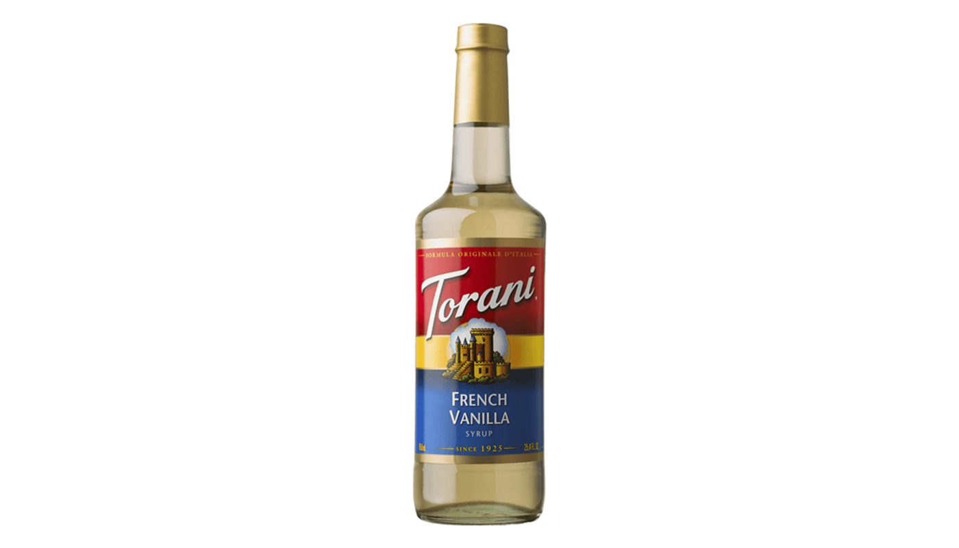 Order Torani French Vanilla 750ml Bottle food online from Spikes Bottle Shop store, Chico on bringmethat.com