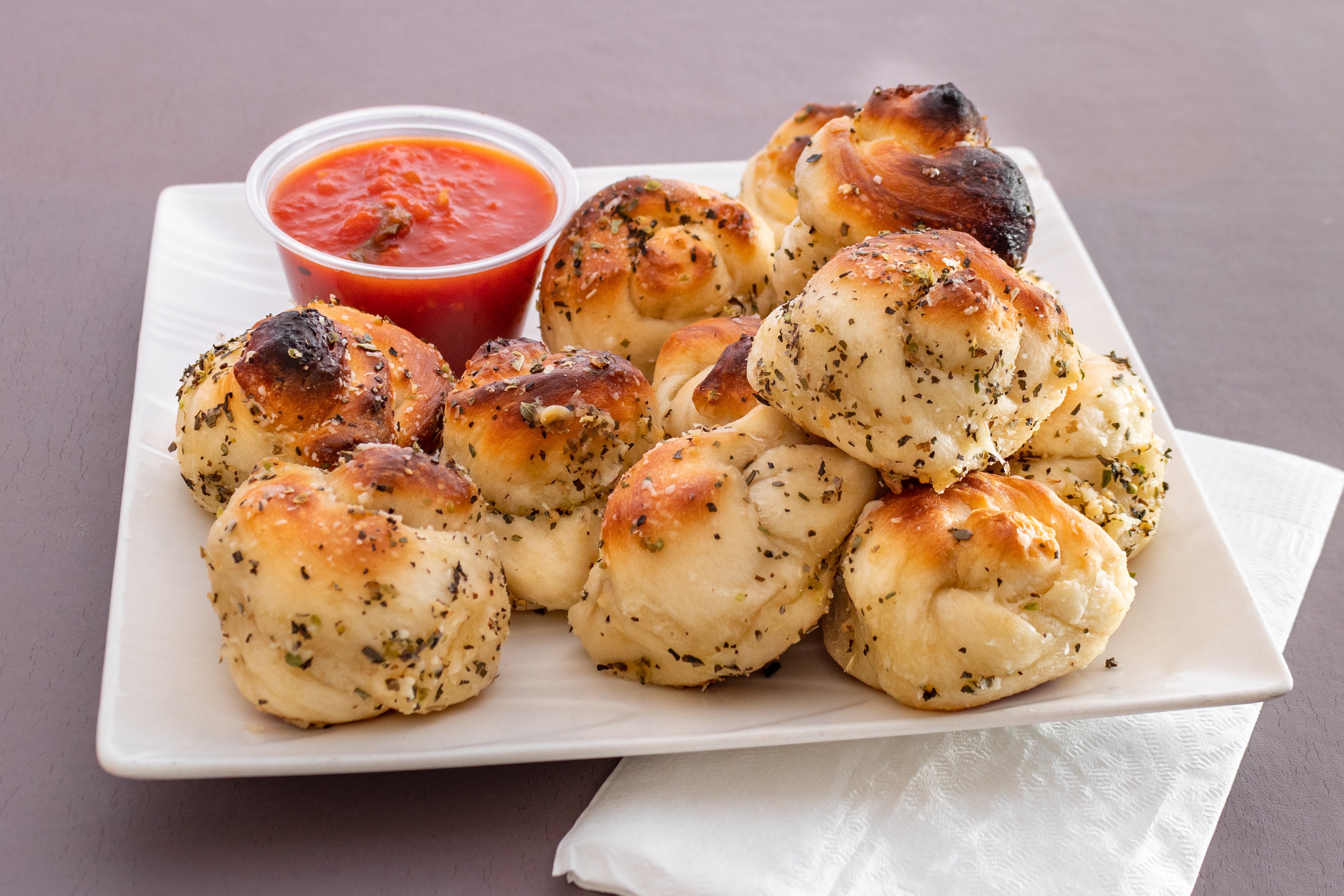 Order Garlic Knots - Appetizer food online from Johnnie's NY Pizza store, Venice on bringmethat.com
