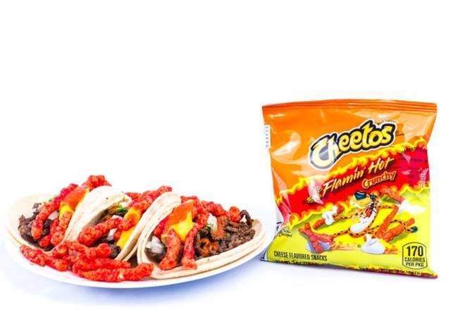 Order Hot Cheetos Taco food online from Los Tacos store, Bakersfield on bringmethat.com