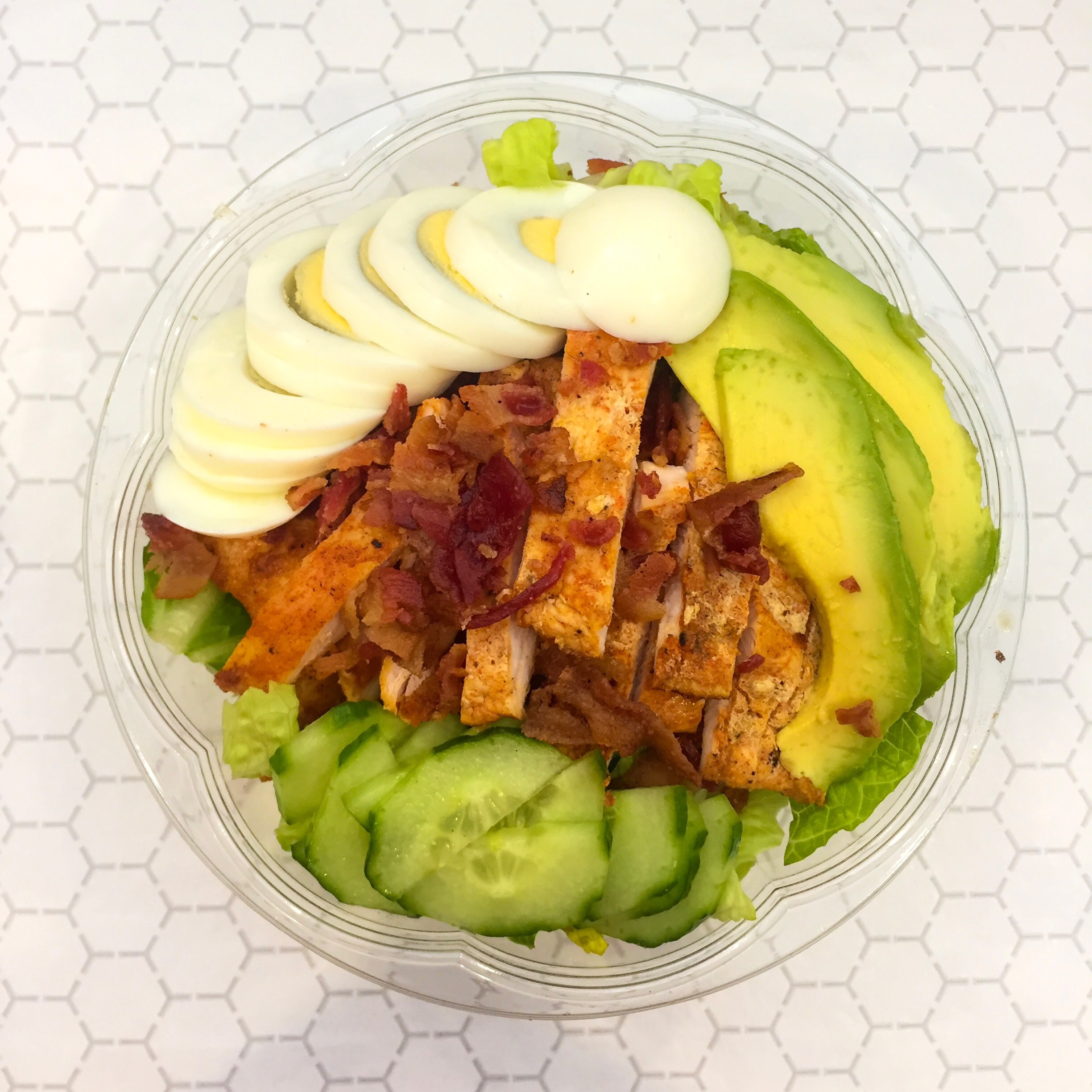 Order Cobb Salad with Grilled Chicken food online from Stateline Delicatessen & Caterers store, Greenwich on bringmethat.com