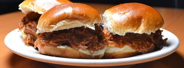 Order Mini Barbeque Pork Sandwich food online from Twin Anchors Restaurant & Tavern store, Chicago on bringmethat.com