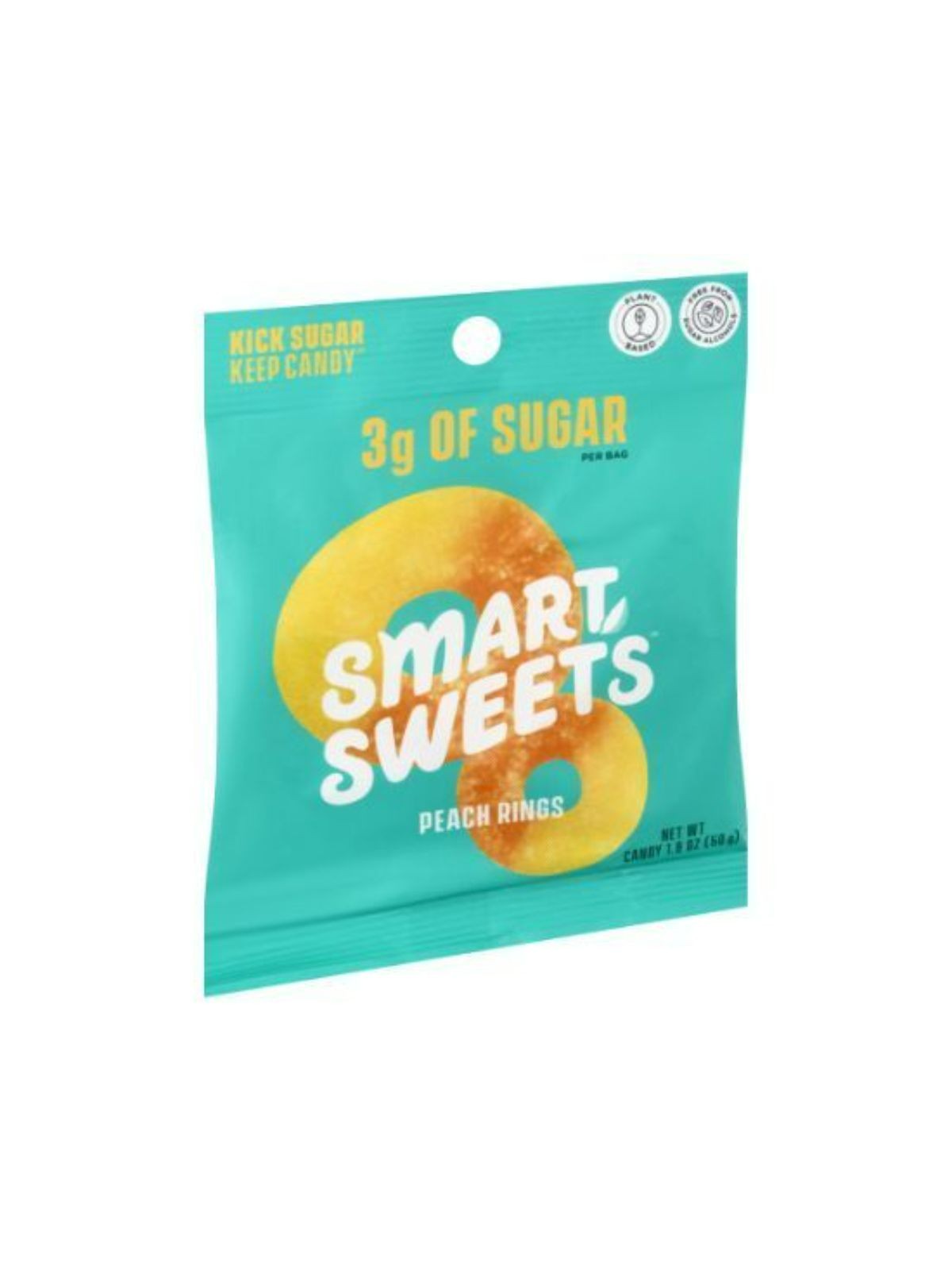 Order Smart Sweets Peach Rings (1.8 oz) food online from Stock-Up Mart store, Minneapolis on bringmethat.com