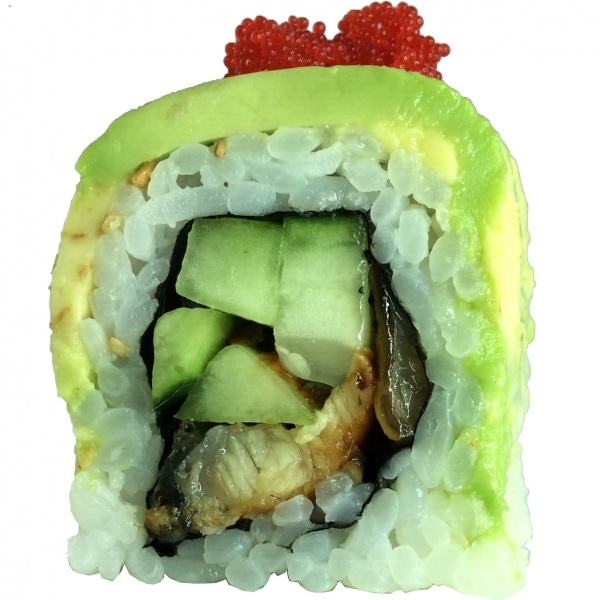 Order Dragon Raw Roll food online from Lucky Sushi Bar store, Edinburg on bringmethat.com
