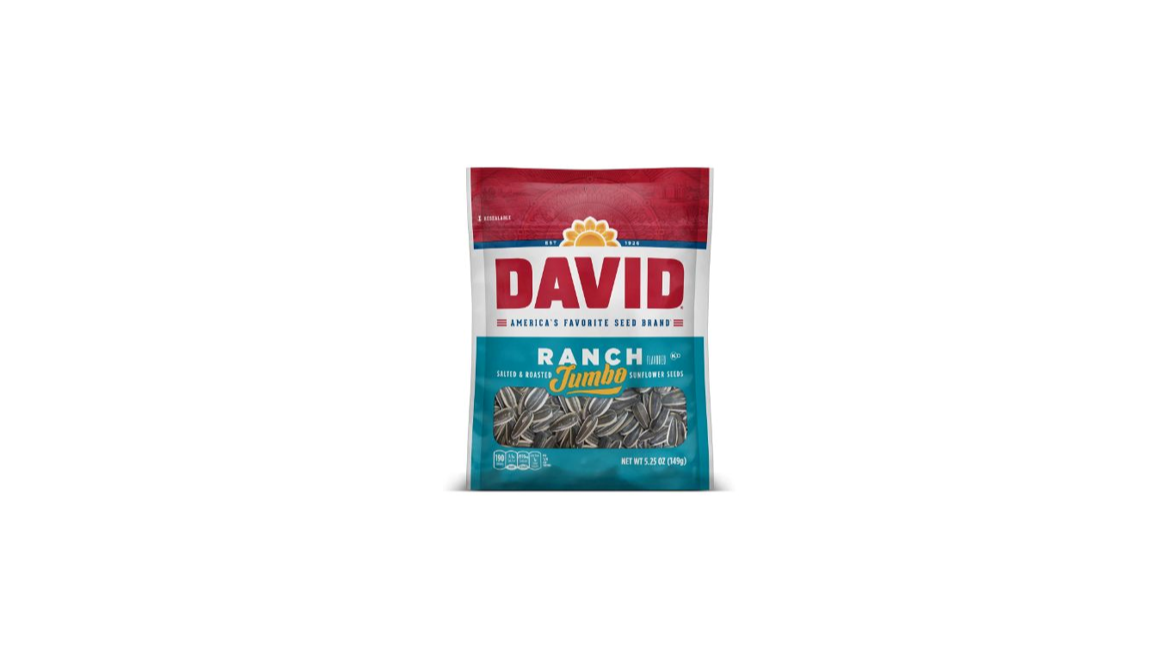 Order David's Sunflower Seeds Ranch 5.25 oz food online from Rebel store, Campbell on bringmethat.com