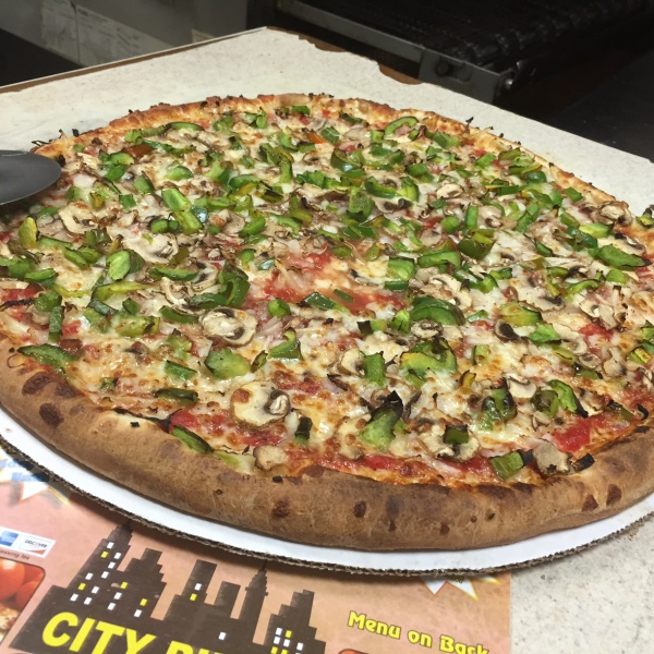 Order Veggie Pizza food online from City Pizza store, Hartford on bringmethat.com