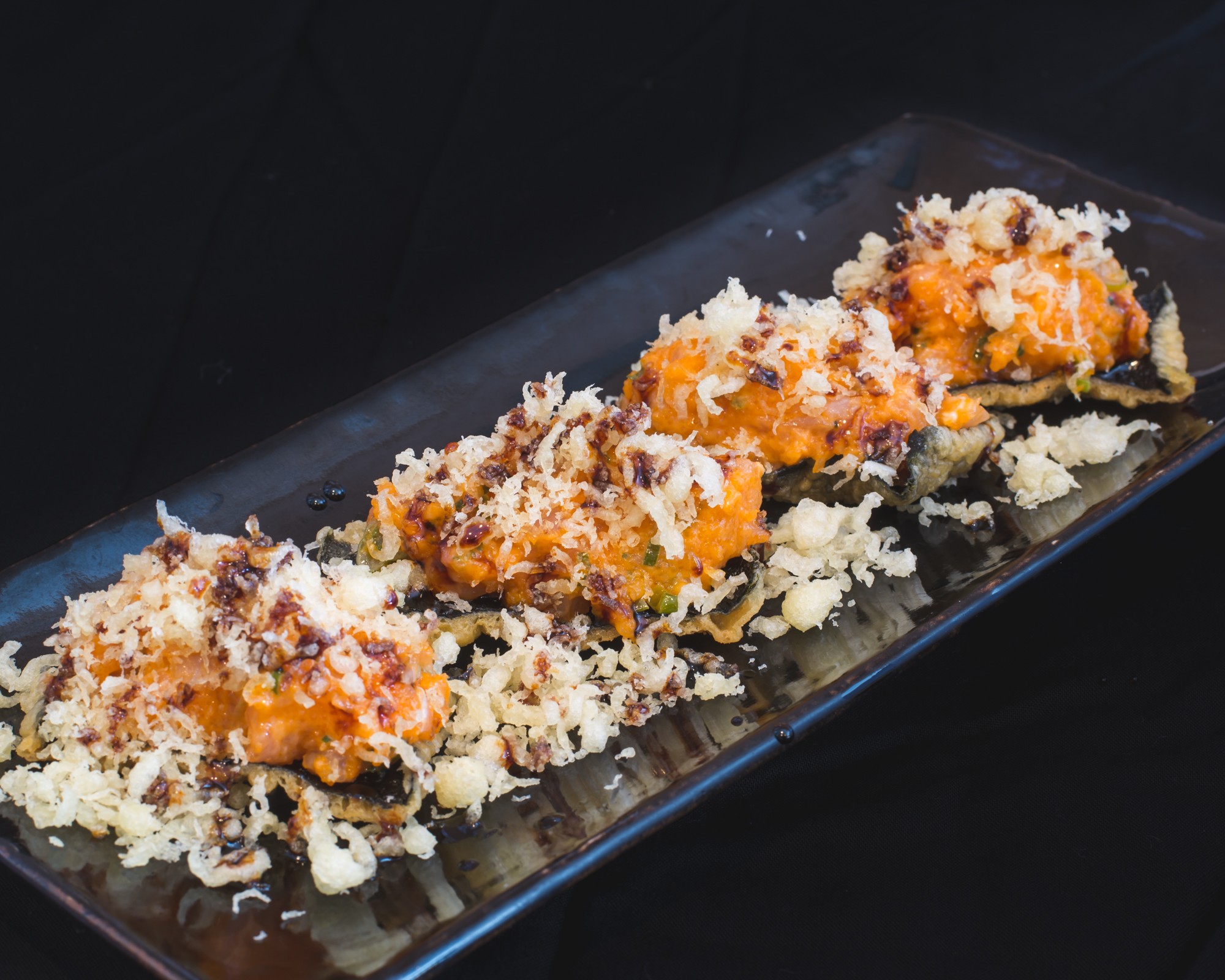Order Tokyo Nacho Chip Roll food online from California Roll Factory store, Los Angeles on bringmethat.com
