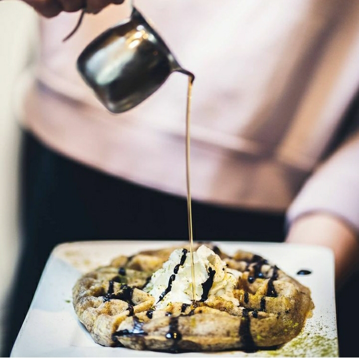 Order Vegan/Gluten-Free Waffle food online from Cafe Con Todo store, Seattle on bringmethat.com