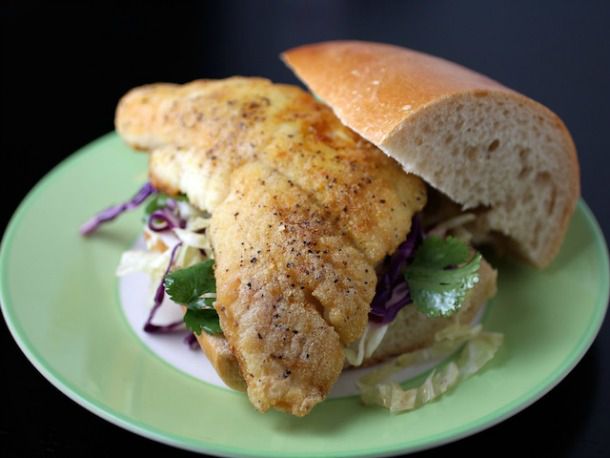 Order South Style Fried Catfish Sandwich food online from Mexi Flavors store, Austell on bringmethat.com